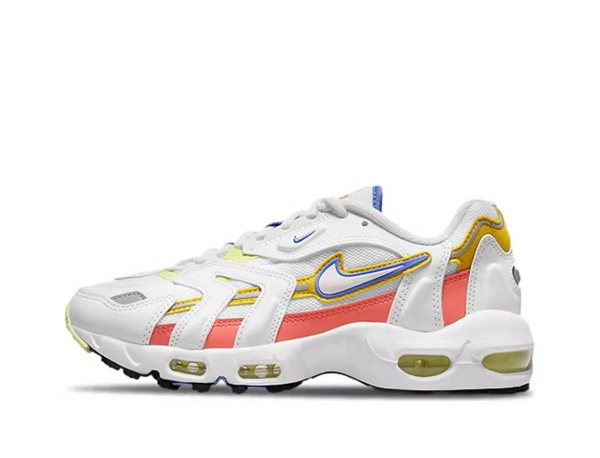 Men's Hot sale Running weapon Air Max 96 White/Yellow Shoes 007